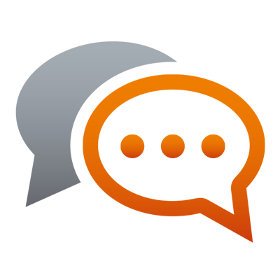 An icon showing chat conversation bubbles.